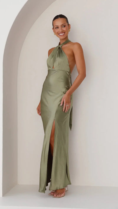 Maxi kjole Rosea Halter