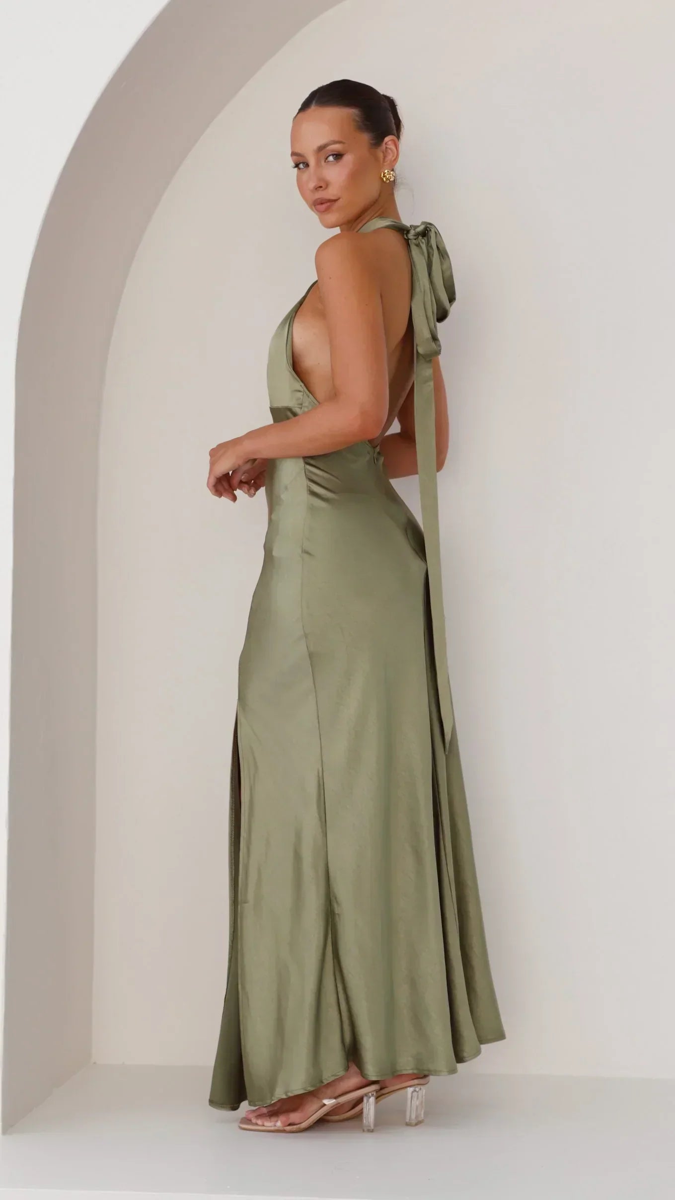 Maxi kjole Rosea Halter