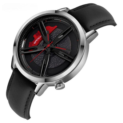 Rotating Hub Dial Quartz Ur