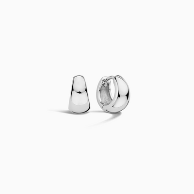 Rue Mini Hoops | Hvid Guld 18k