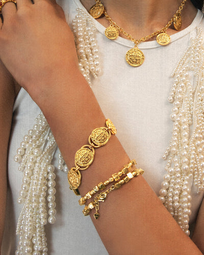 Golden Hojas Armbånd