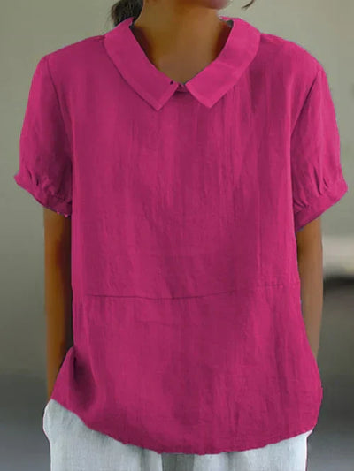 Amalie | Komfortabel bluse med krave - DK