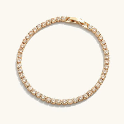 Tennisarmbånd Lillian | 18k Guld