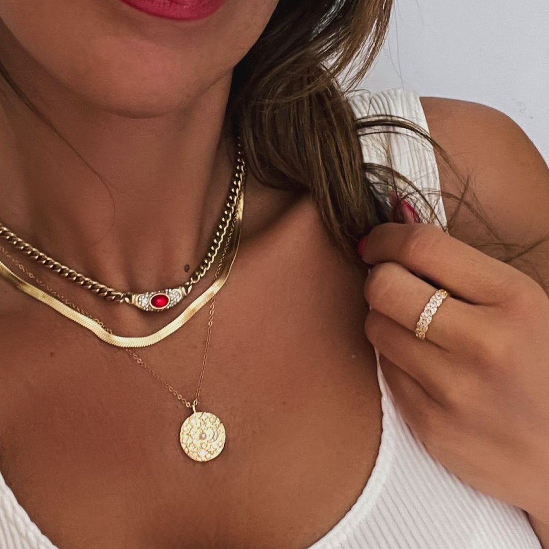 Vintage Isabella Halskæde | 18k Guld