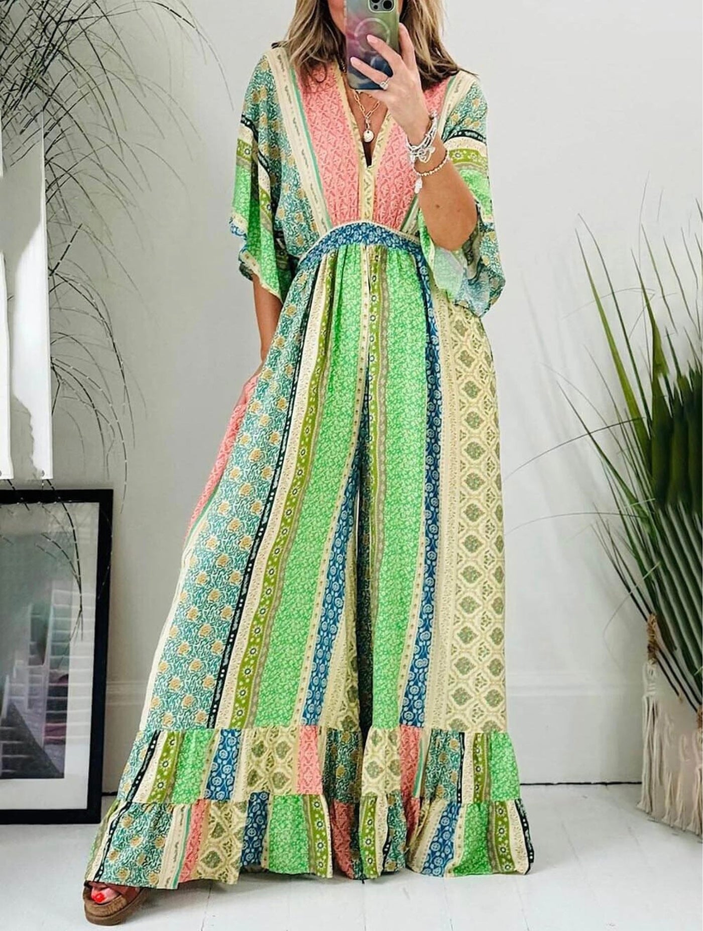 Fleur™ | Jumpsuit i Boho-stil - DK