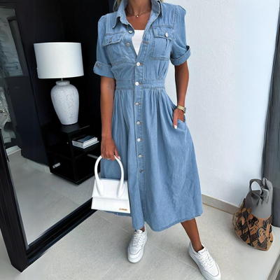 Alissa™ | Trendy Denim Kjole - DK