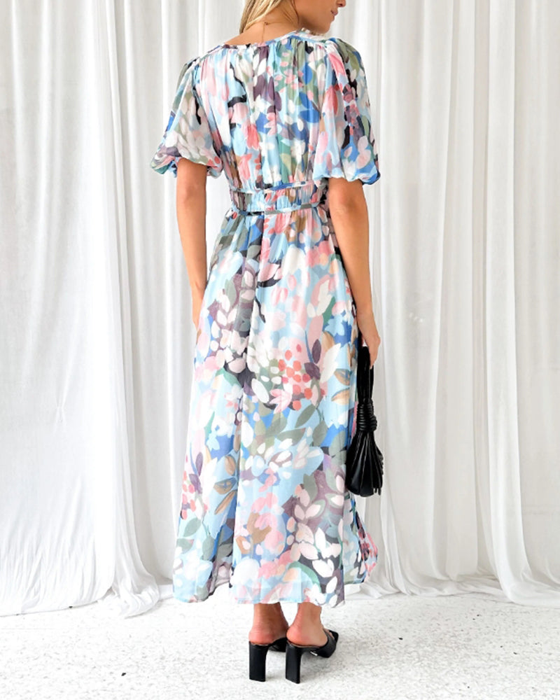 Carlotta™ | Elegant Blomsterkjole