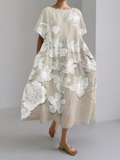 Cirelle™ - Elegant Blomstret Kjole