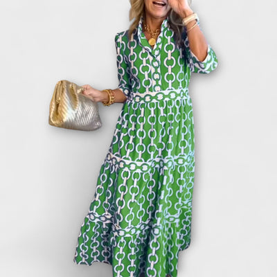 Robe Samya Med Kædemønster
