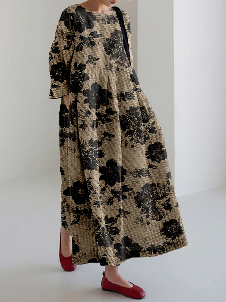 Nerisse™ - Botanisk Print Kjole