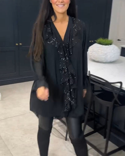 Olsens® | Stilfuld Bluse med Ruffles