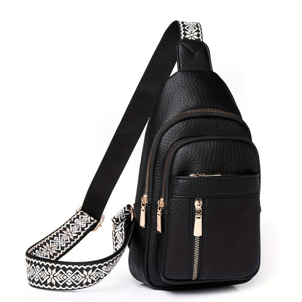 Hazel Vintage Chest Crossbody Taske