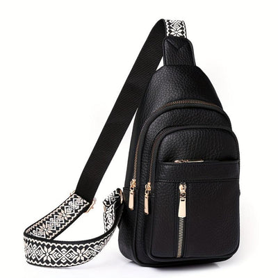 Hazel Vintage Chest Crossbody Taske