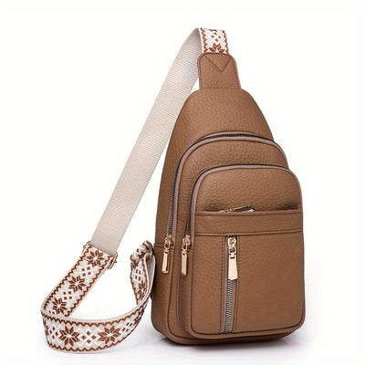 Hazel Vintage Chest Crossbody Taske