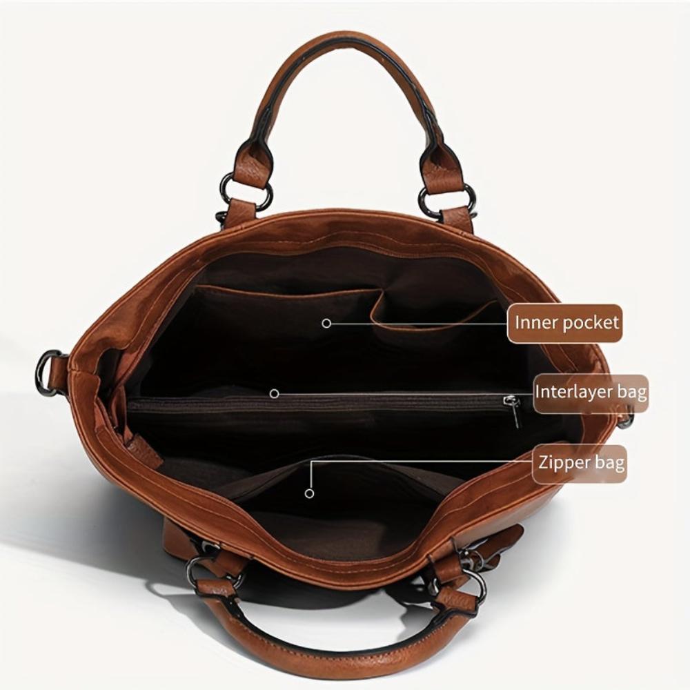 Charlottes Klassiske Elegance | Vintage Tote Bag