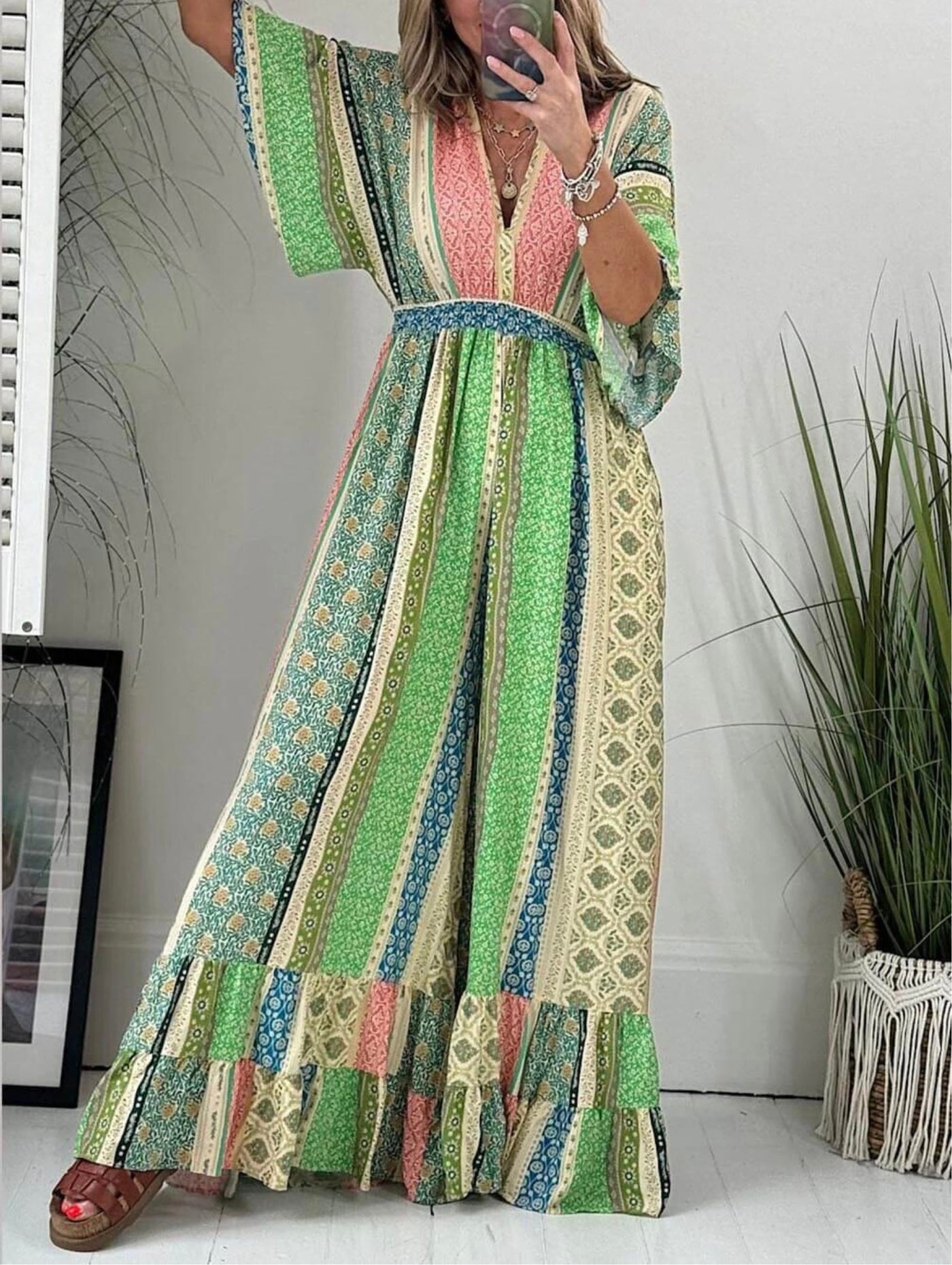 Fleur™ | Jumpsuit i Boho-stil - DK