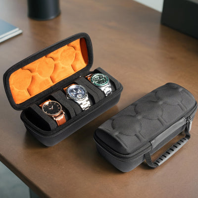 Rovan – 3-Slots Ur Organizer til Rejser med Anti-Bevægelses Ur Pude