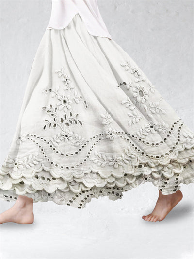 Aurette™ - Boho Trykt Nederdel