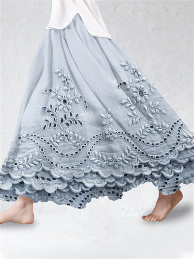 Aurette™ - Boho Trykt Nederdel