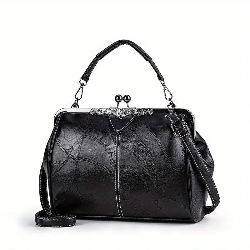 Livs Geometriske Crossbody-Taske i Retro-Look