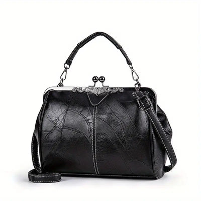 Livs Geometriske Crossbody-Taske i Retro-Look