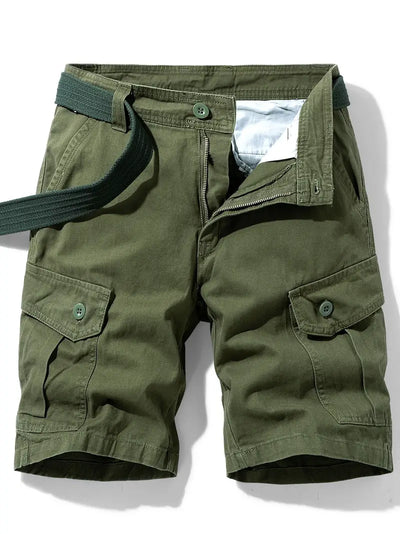 Marceau - Elegante Pocket Shorts med Bælte