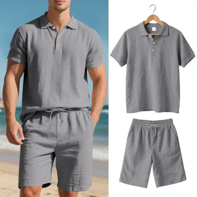 Achille - Polo og Shorts Todelt Linnedsæt