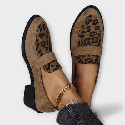 Karla | Elegante Dame Sko med Leopardprint