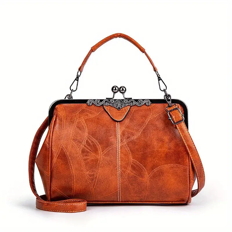 Livs Geometriske Crossbody-Taske i Retro-Look