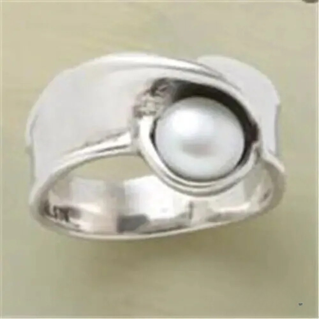 Vintage Perle Indlæg Ring