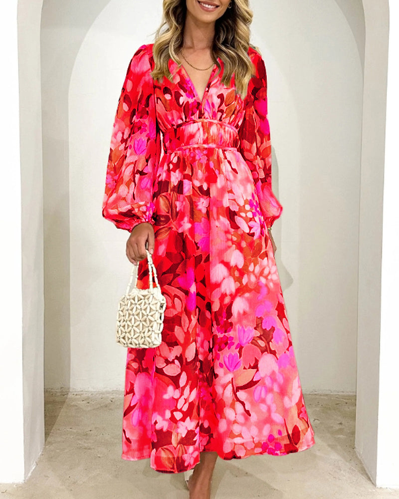 Carlotta™ | Elegant Blomsterkjole