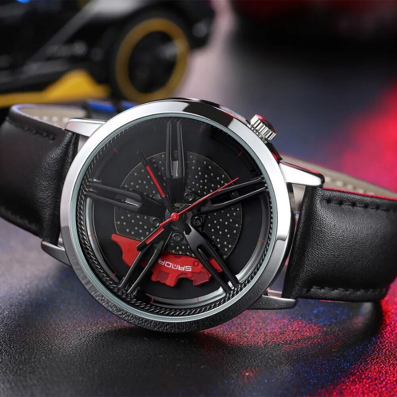 Rotating Hub Dial Quartz Ur