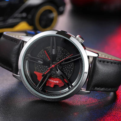 Rotating Hub Dial Quartz Ur