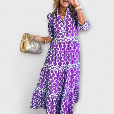 Robe Samya Med Kædemønster