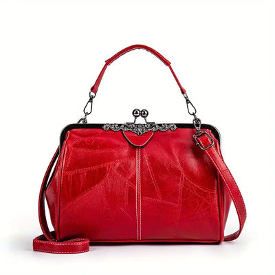 Livs Geometriske Crossbody-Taske i Retro-Look