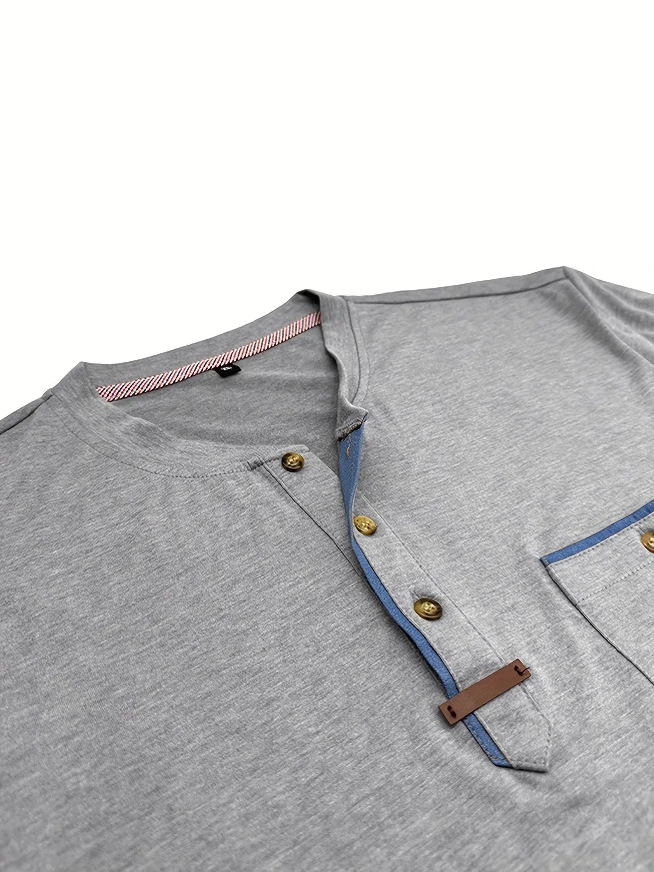 Saxon - Elegant Rund Hals T-shirt Med Lomme