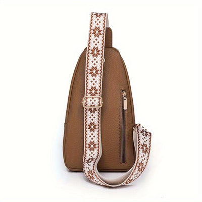 Hazel Vintage Chest Crossbody Taske