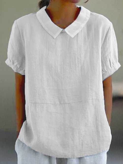 Amalie | Komfortabel bluse med krave - DK