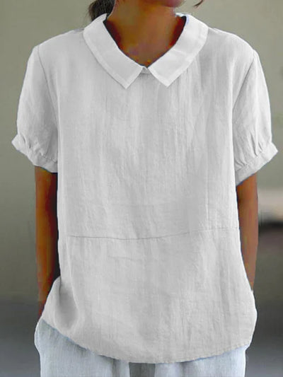 Amalie | Komfortabel bluse med krave - DK