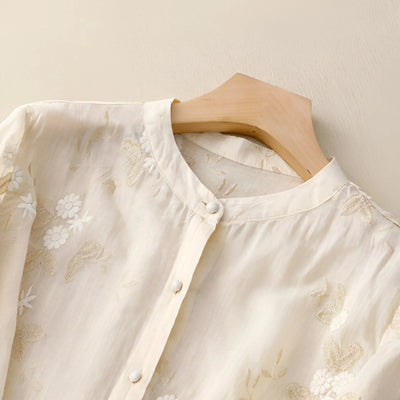 Emma – Let og Elegant Bomuldsbluse - DK