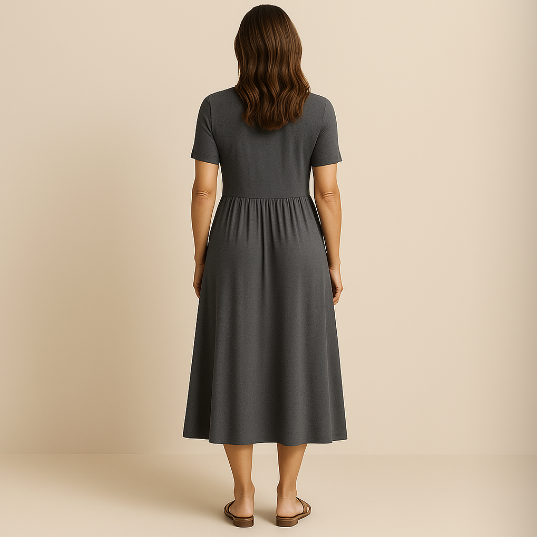 Robe Alicia Lang Kjole V-hals
