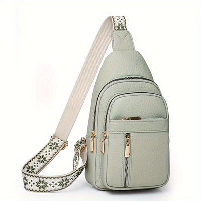 Hazel Vintage Chest Crossbody Taske
