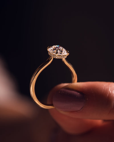 Jasmine - Aflang Pude | Guld