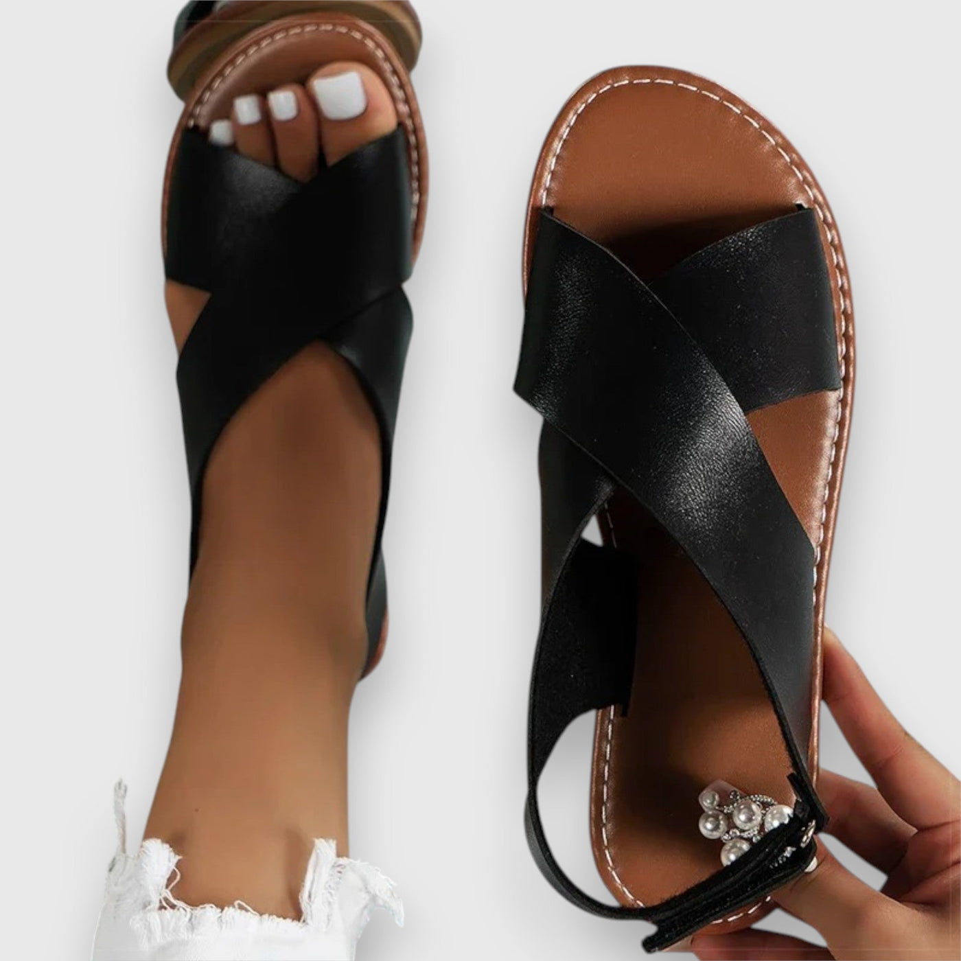 Stylish Niama Sandaler i Læder