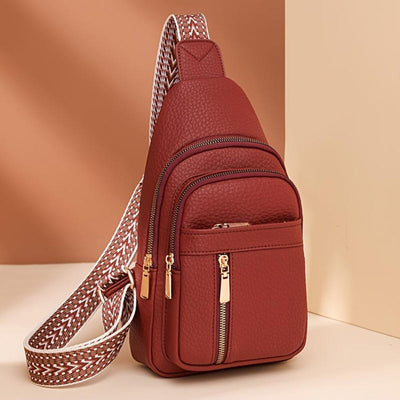 Hazel Vintage Chest Crossbody Taske
