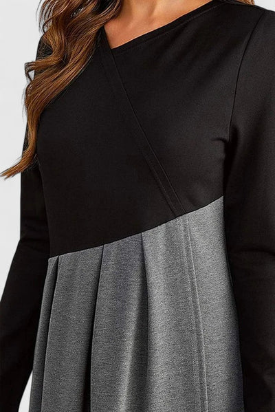 Janet | Elegant Langærmet Maxi Kjole