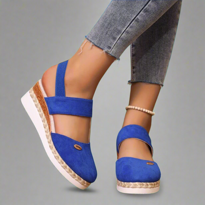 Gitta | Plus-Size Wedge Sandaler – Komfortable og Alsidige