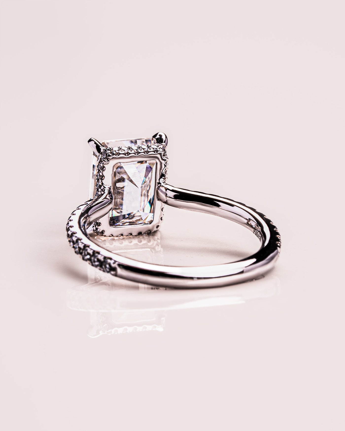 Jasmin (med Pavé) - Smaragd | Sølv