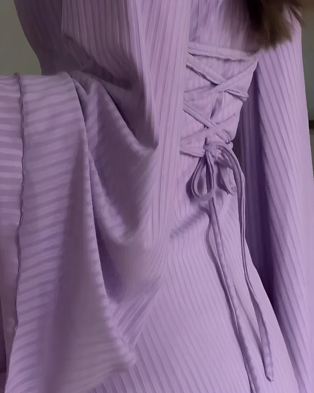 Rosea Elegante Strikket Maxi Kjole