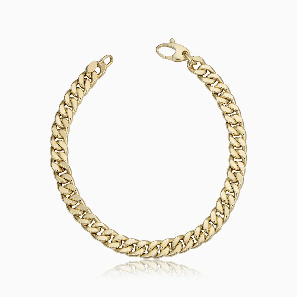 Ejendom Cuban Bracelet | Hvidguld 16k